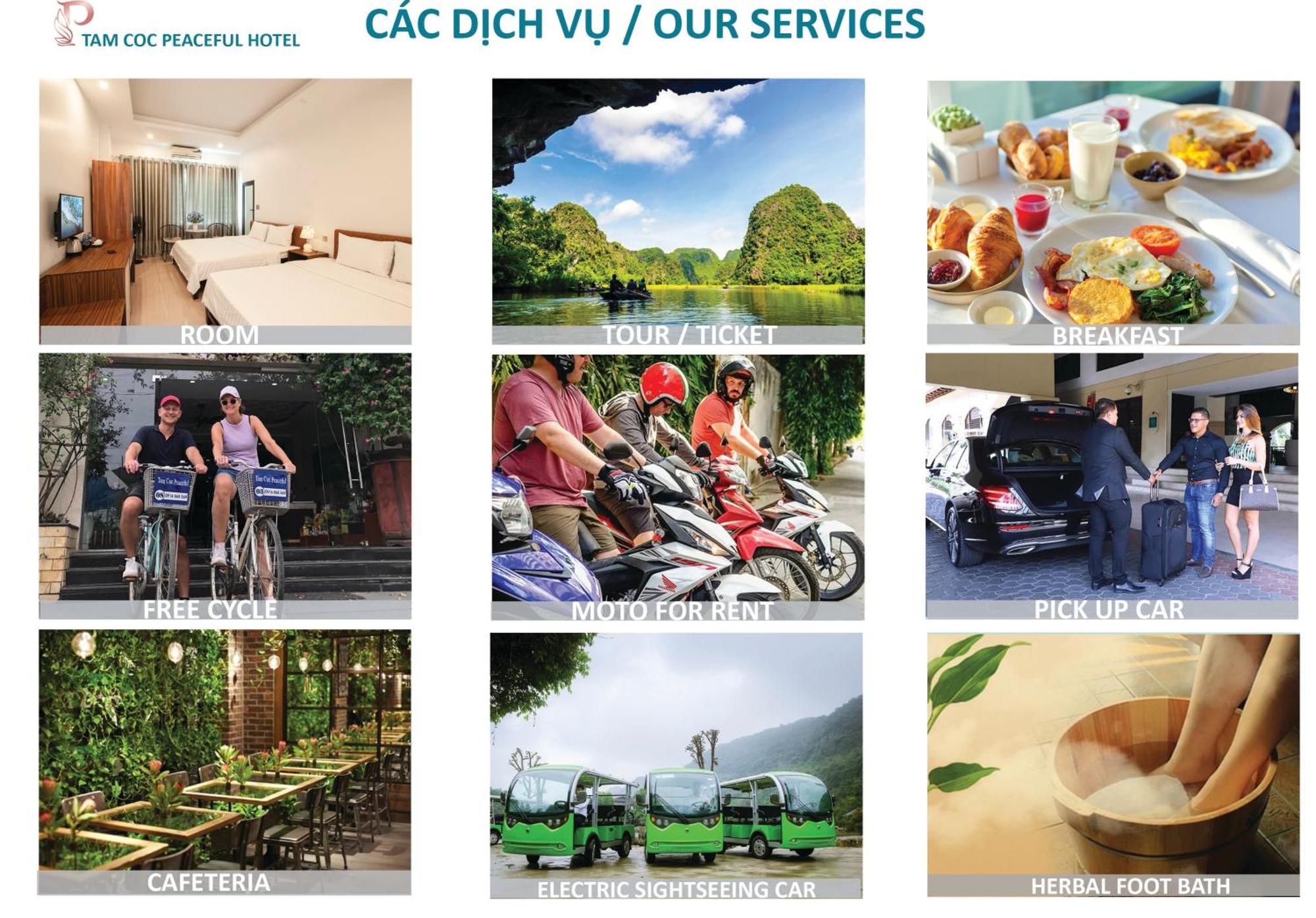 Tam Coc Peaceful Hotel Ninh Bình Ngoại thất bức ảnh